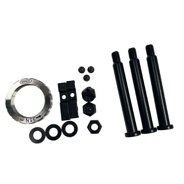 Order a A replacement mounting bolt kit and locking ring for the Bafang G510 electric bike motor and G620 bike frames.